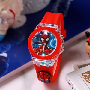 Đồng hồ trẻ em Người nhện, có đèn