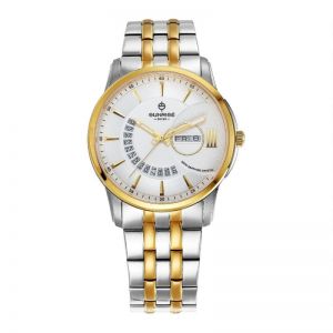 Đồng hồ nam Sunrise dây kim loại