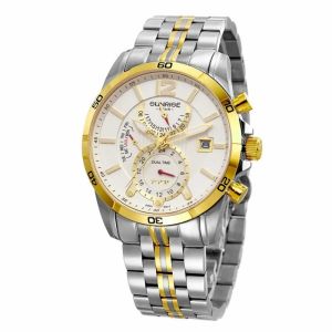 Đồng hồ nam Sunrise dây kim loại